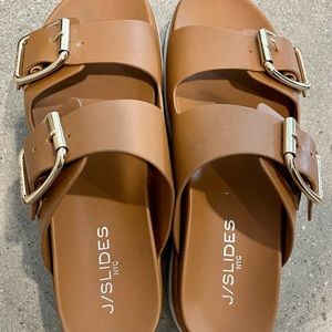 Barely worn brown J/Slides